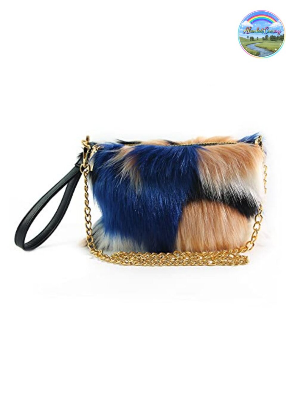 Faux Fur Evening Handbag Crossbody Shoulder Bag Women Fuzzy Fluffy Purse Hobo